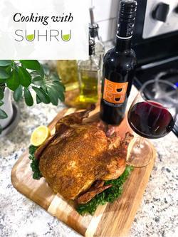 Cooking with Suhru: Cabernet Franc + Dry Rub Smoked Chicken